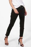 Jessie High Rise D-Ring Detail Skinny Jeans | Boohoo.com (US & CA)