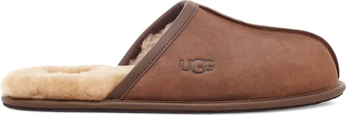 UGG® Genuine Shearling Scuff Slipper (Men) | Nordstrom | Nordstrom