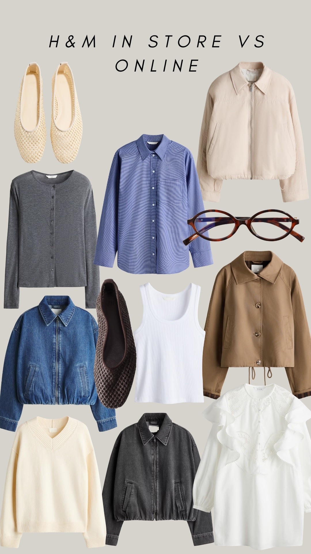 H&M in store vs onlinee

#LTKspring #LTKeurope #LTKstyletip