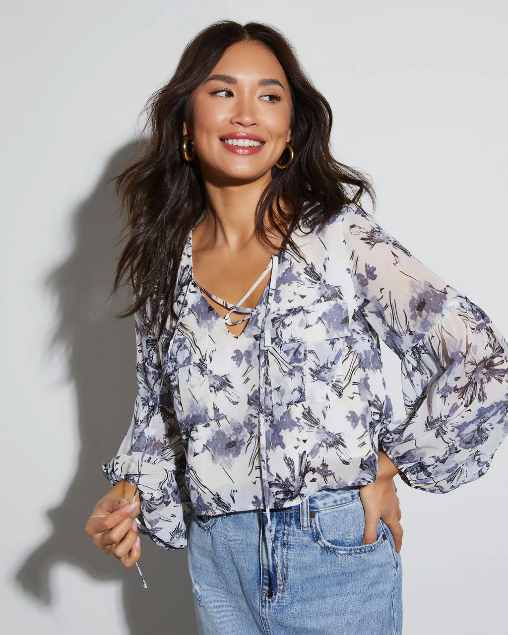 Rudy Pocketed Blouse | VICI