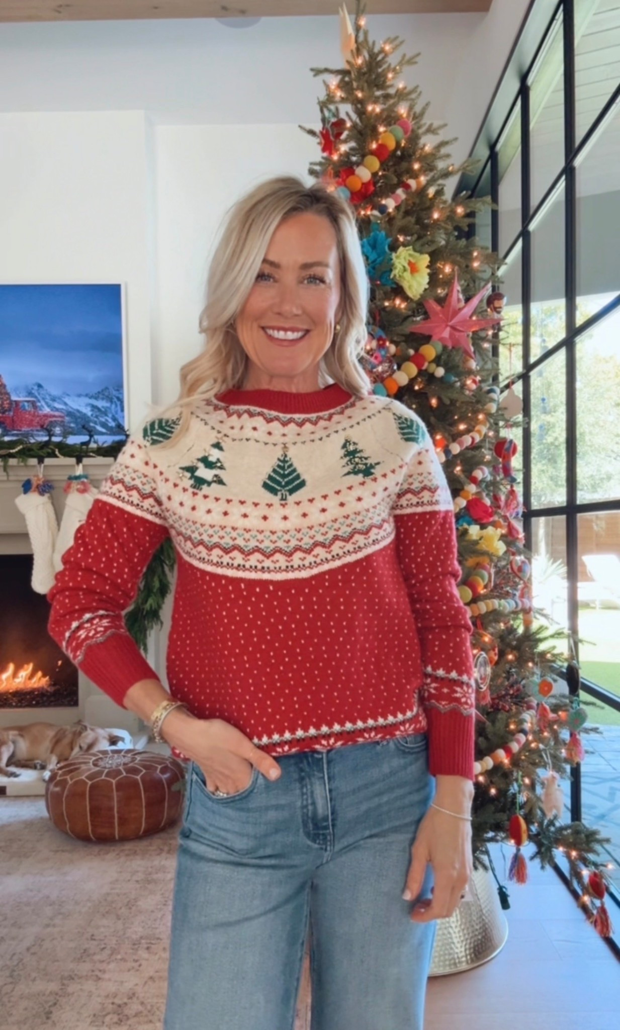 The cutest holiday sweater from my recent Walmart order! Wearing size XS sweater but would prefer a small.

#LTKSeasonal #LTKOver40 #LTKHoliday