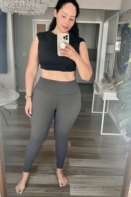 Fav workout leggings! High waisted, they don’t fall down and no see-through. Wearing size L — tons of stretch so they fit my hips, which usually need size XL.

#amazonfashion
#leggings 
#activewear
#curvyfit

#LTKFitness 

#LTKover40 #LTKmidsize