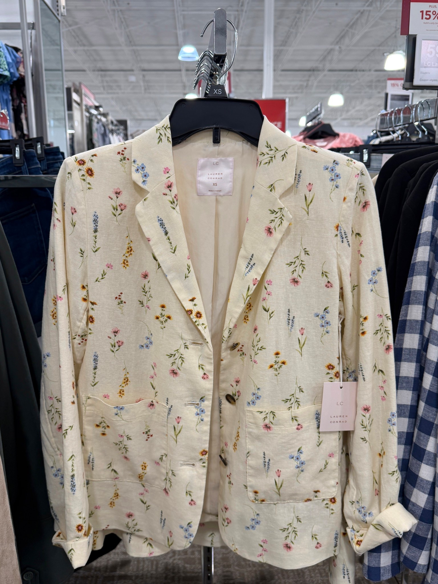 Sale alert! 🌸 Floral blazer season is here, and this LC Lauren Conrad Patch Pocket Blazer in the Cream Wildflower print is such a pretty pick for spring. 🩵 The  floral pattern feels fresh and feminine, while the relaxed blazer style keeps it comfy and easy to wear. 🙌🏻 Perfect styled with jeans, trousers, or even over a spring dress for a polished look. Linked this one and other spring floral blazers to check out! 🌼 #SpringStyle #FloralBlazer
#SpringFashion

#LTKootd #LTKSaleAlert #LTKSeasonal