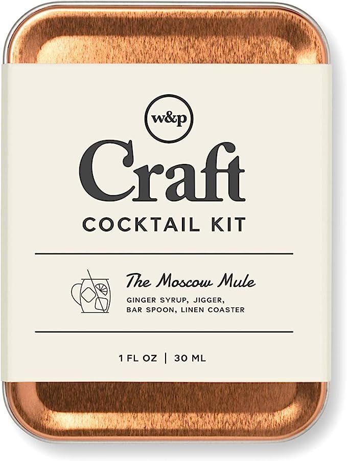 W&P Craft Cocktail Kit, Moscow Mule, Portable Kit for Drinks on the Go, Carry On Cocktail Kit, Ma... | Amazon (US)