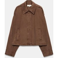 Zara - Cape Jacket With Tabs - Brown - Xl - Woman | Zara US