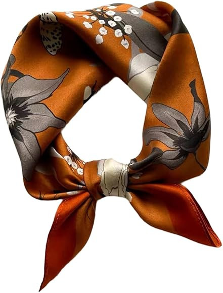 Solanaluna 100% Pure Mulberry Silk Scarf 21"x21" Small Square Natural Silk Lightweight Digital Pr... | Amazon (CA)