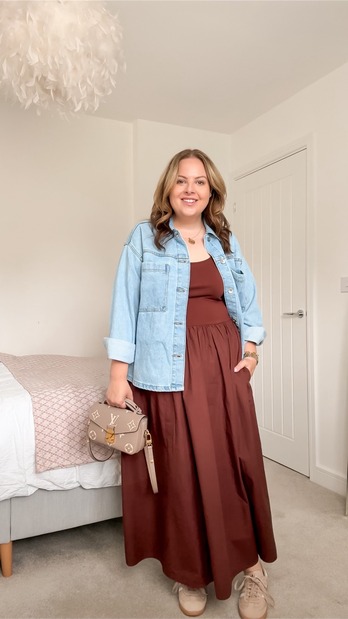 Styling a brown midi dress for the weekend 

Midi dress, midsize outfit, brown midi dress 

#LTKuk #LTKdresses #LTKmidsize