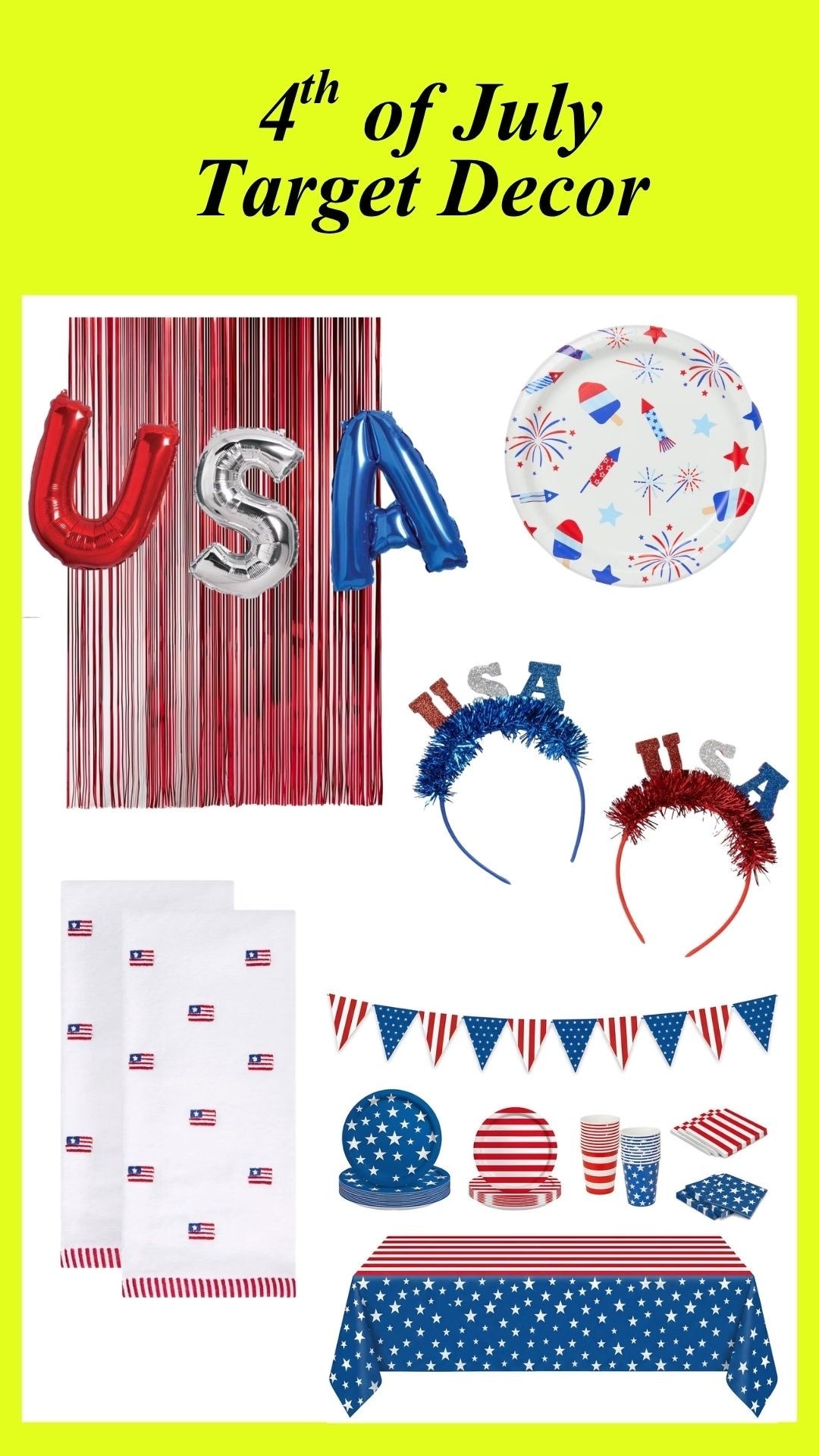 4th of July decor !! 🇺🇸

#LTKSeasonal