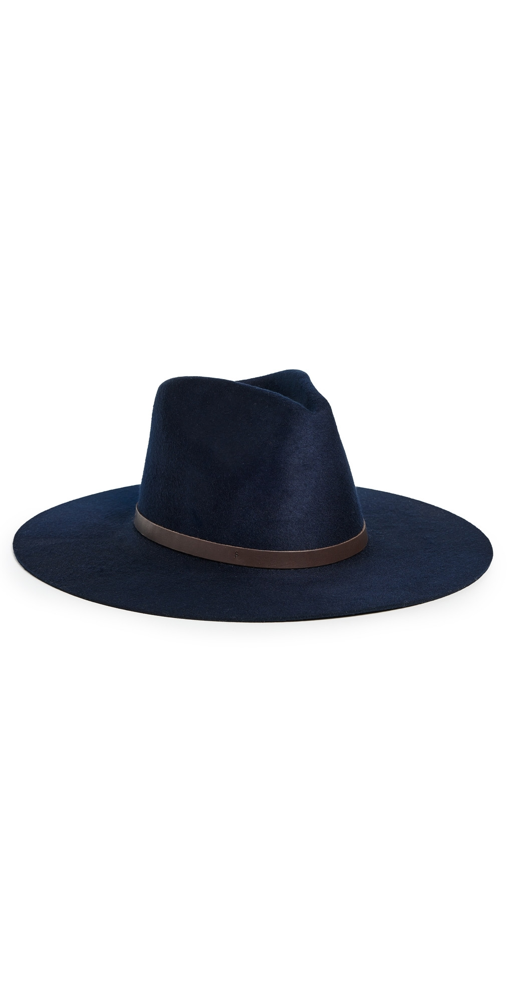 Janessa Leone Harley Felt Fedora Deep Navy L | Shopbop