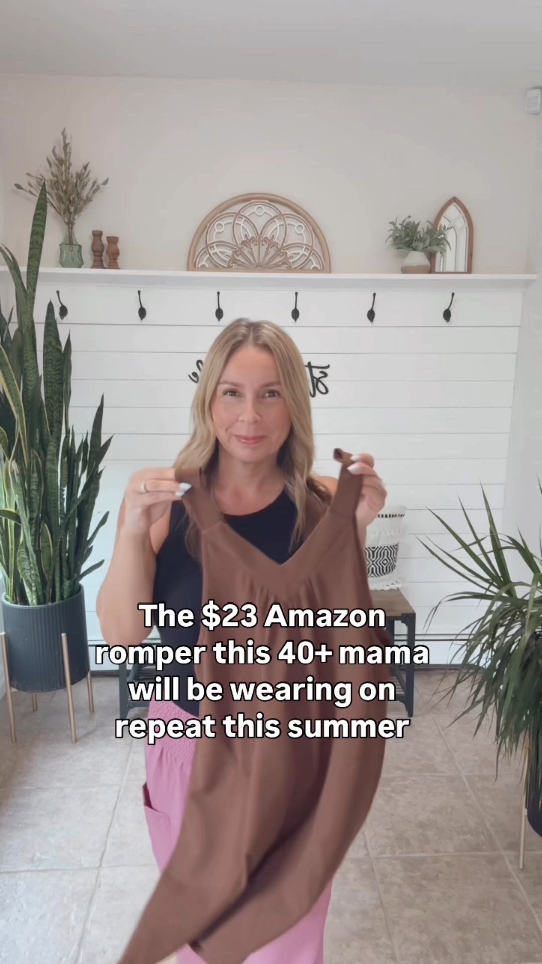 Summer outfits over 40
I’m wearing a medium in the romper

#LTKootd #LTKOver40 #LTKSaleAlert