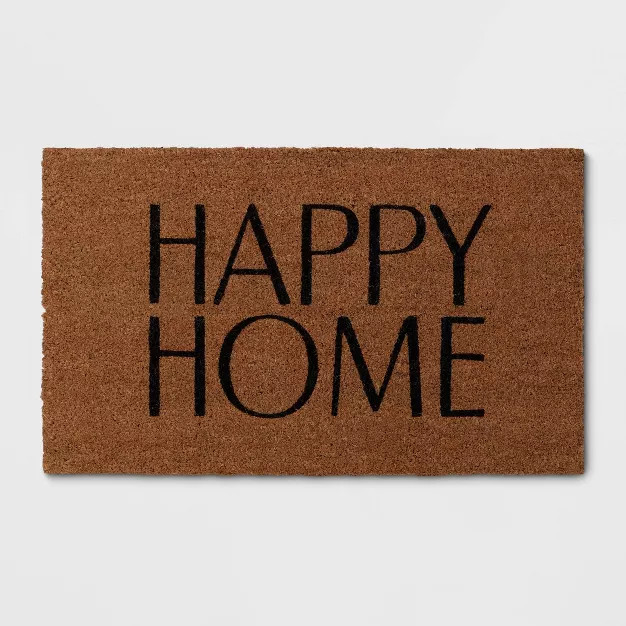 1'6"x2'6" Printed Rug Black - Threshold™ | Target