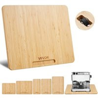 VEVOR Appliance Slider, Medium 13 x 16-inch, Rolling Sliding Tray with Rubber Wheels & Hollow Handle, Easy to Clean, Appliance Rolling Tray for Coffee Maker, Kitchen Countertop, Natural Wood | Vevor US