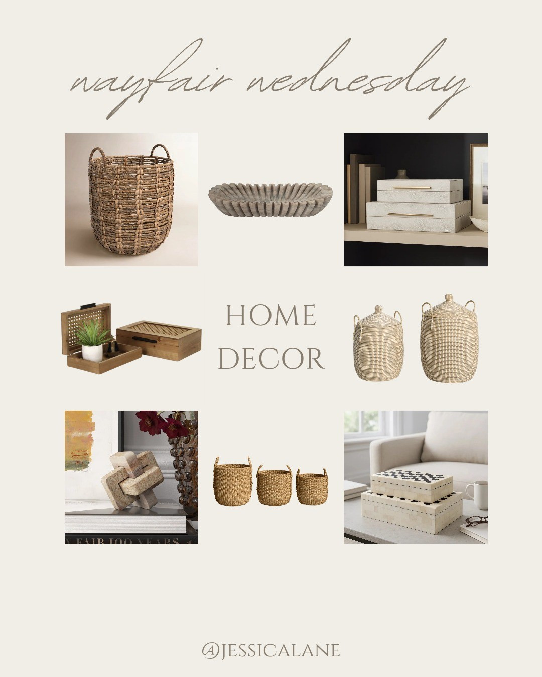 Decorative objects like baskets, boxes, and accent pieces that help your home feel collected, styled, and lived in.#WayfairFinds #HomeInspo

#LTKFindsUnder100 #LTKHome #LTKSeasonal