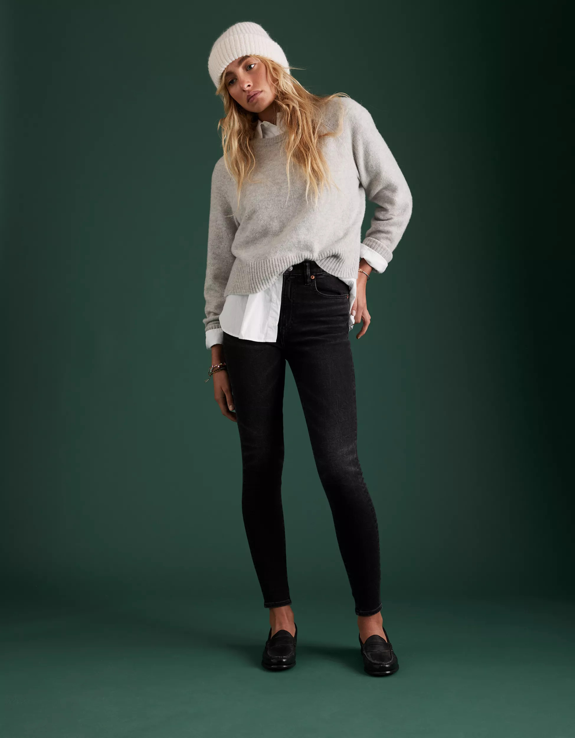 AE77 Premium Super High-Waisted Jegging | American Eagle Outfitters (US & CA)