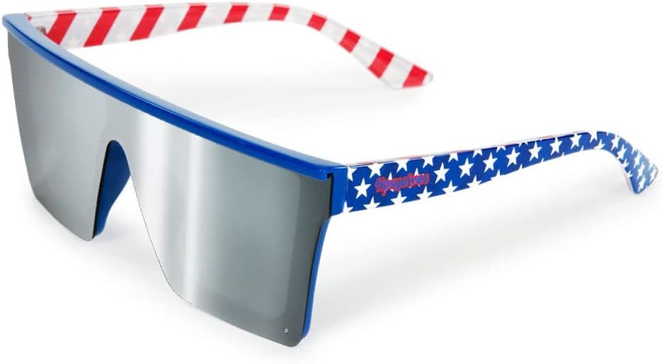 Tipsy Elves Sunglasses - Retro Sport Performance Shades - Colorful UV400 Protection Mirrored Lens... | Amazon (US)