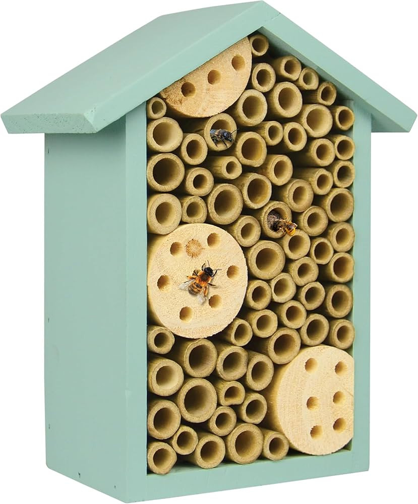 Nature's Way Bird Products PWH1-C Teal Bee House | Amazon (US)