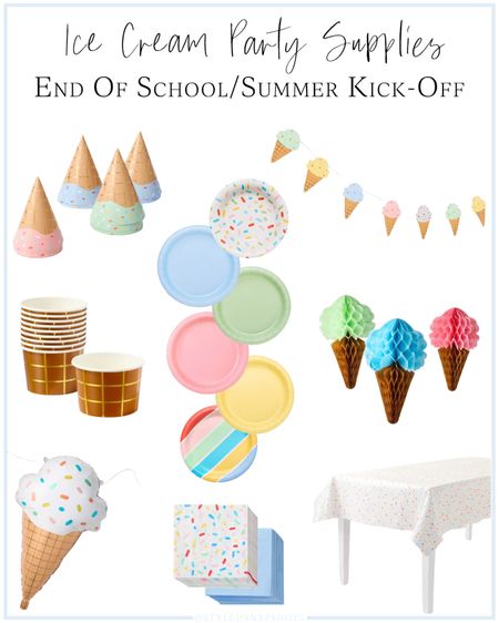 New ice cream party supplies at Target are too cute! Perfect for an end of school party to kick off summer 🍦

#LTKparties #LTKxTarget #LTKkids