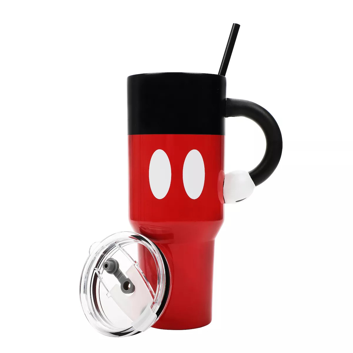 Disney Mickey Mouse 40 Oz Stainless Steel Tumbler With Sculpted Arm Handle | Target