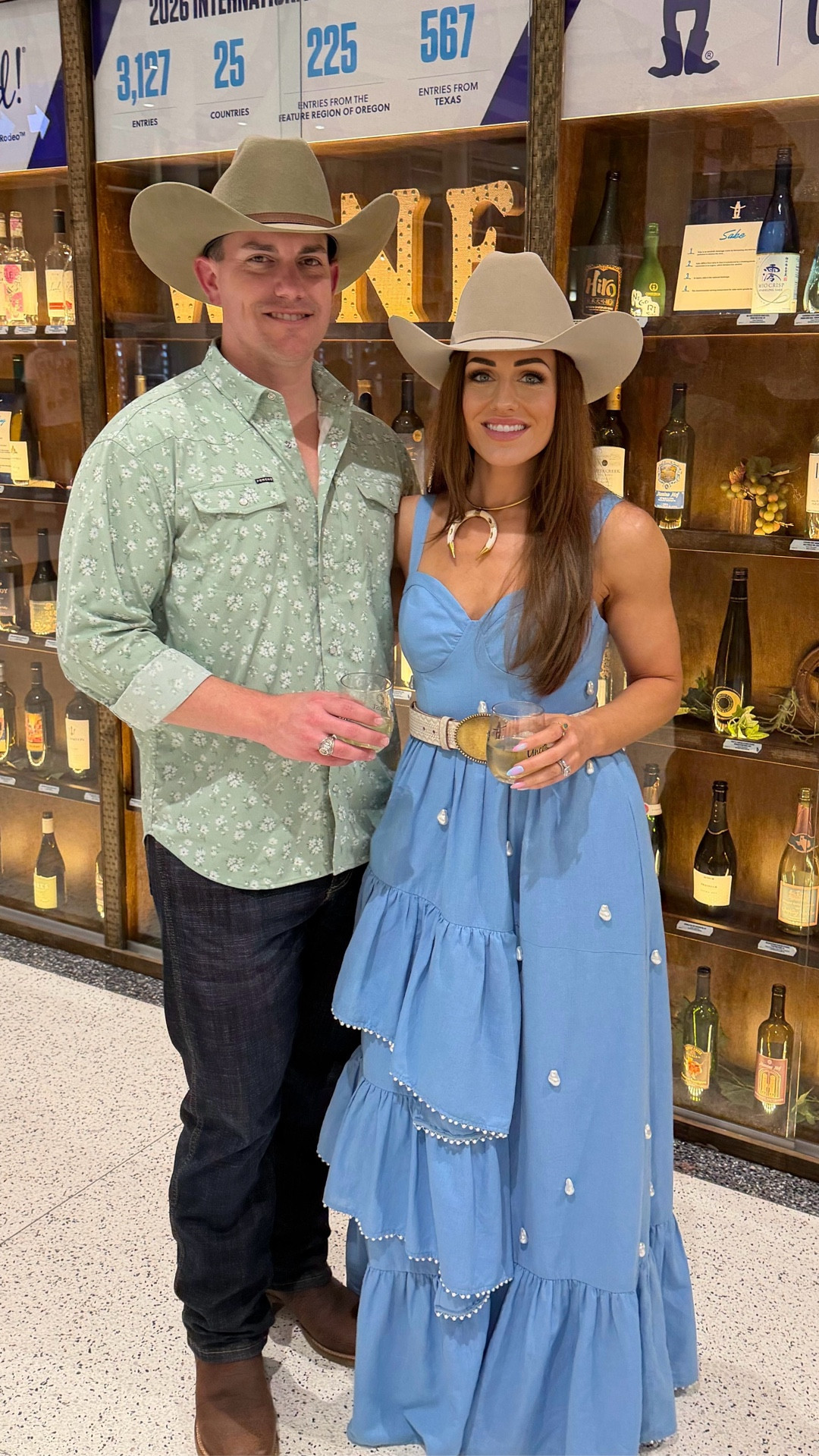Houston rodeo outfit inspo western wear rodeo inspo spring fashion free people belt eddy Reba dress Stetson cowboy hat

******EXACT DRESS IS ALSO FROM MANYMOONS FOR $135 - “Reba Dress, Pearly Blue”

Buffalo necklace is from November Maker

Heart Ring is from Allie Love

#LTKSpringSale #LTKOver40 #LTKootd
