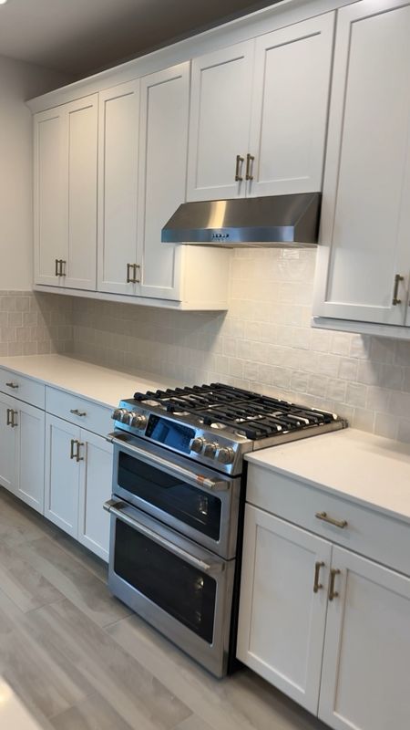 Affordable Square Zellige square style kitchen backsplash. I wanted to warm up my white kitchen, and this tile is perfect. 

#LTKVideo #LTKhome #LTKstyletip