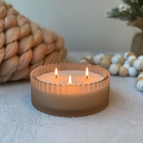 My Texas House 12.5oz Scarlett Berries Scented 3-Wick Dish Candle | Walmart (US)