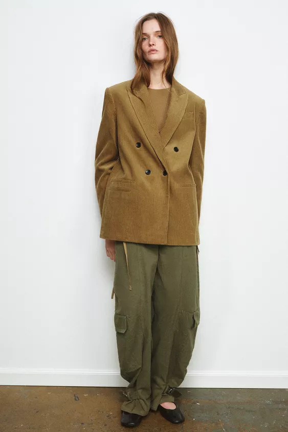 OVERSIZED CORDUROY BLAZER ZW COLLECTION LIMITED EDITION | Zara US