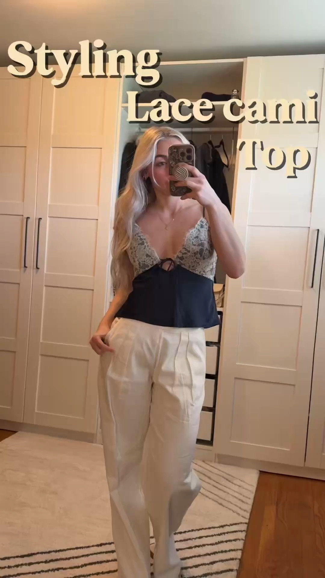 Lace cami top outfit, satin top, linen, spring outfit, summer outfit, trendy, streetwear, girly, brunch, girls day 

#LTKSeasonal #LTKvlog #LTKootd
