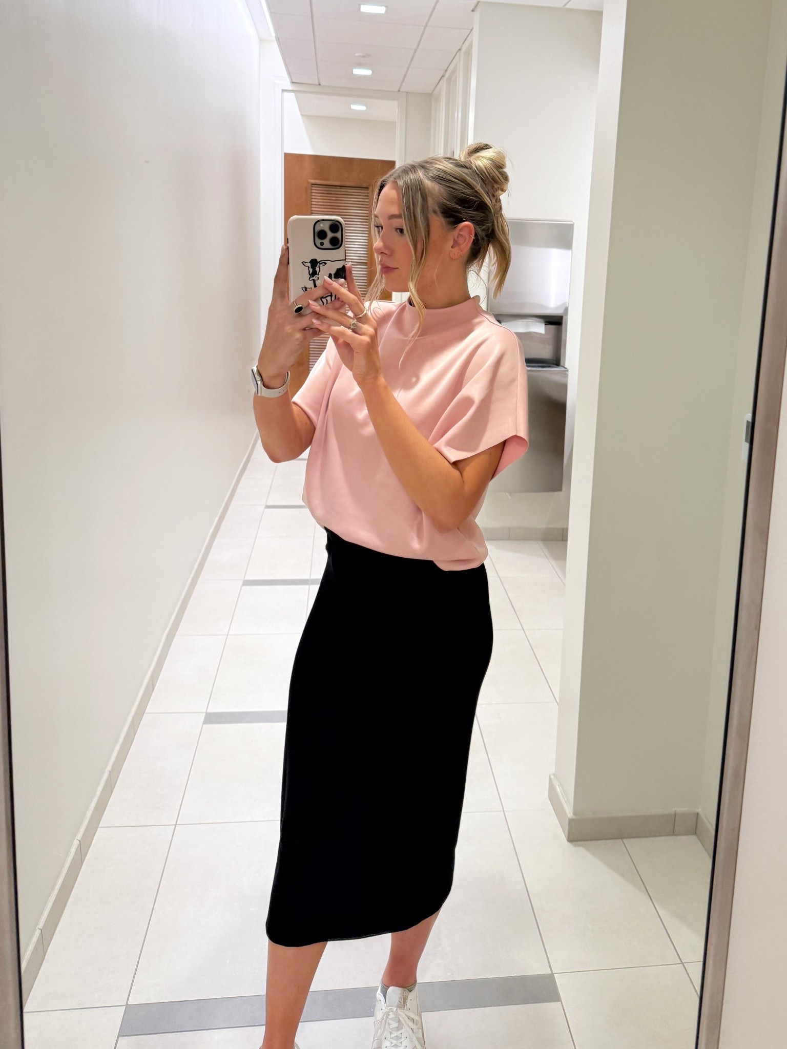 pink work outfit! Wearing a size S top 

#LTKWorkwear