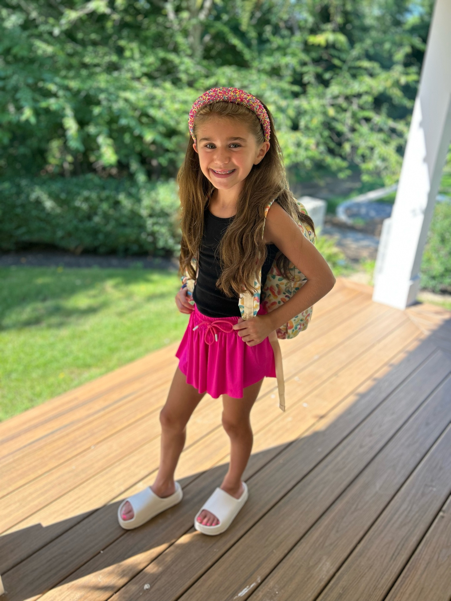 Why do i love her effortless outfit so much?! 🫶🏼 her adorable sprinkle headbands are from cheeky plum but linked similar ones from amazon! 

#LTKFamily #LTKKids #LTKSeasonal