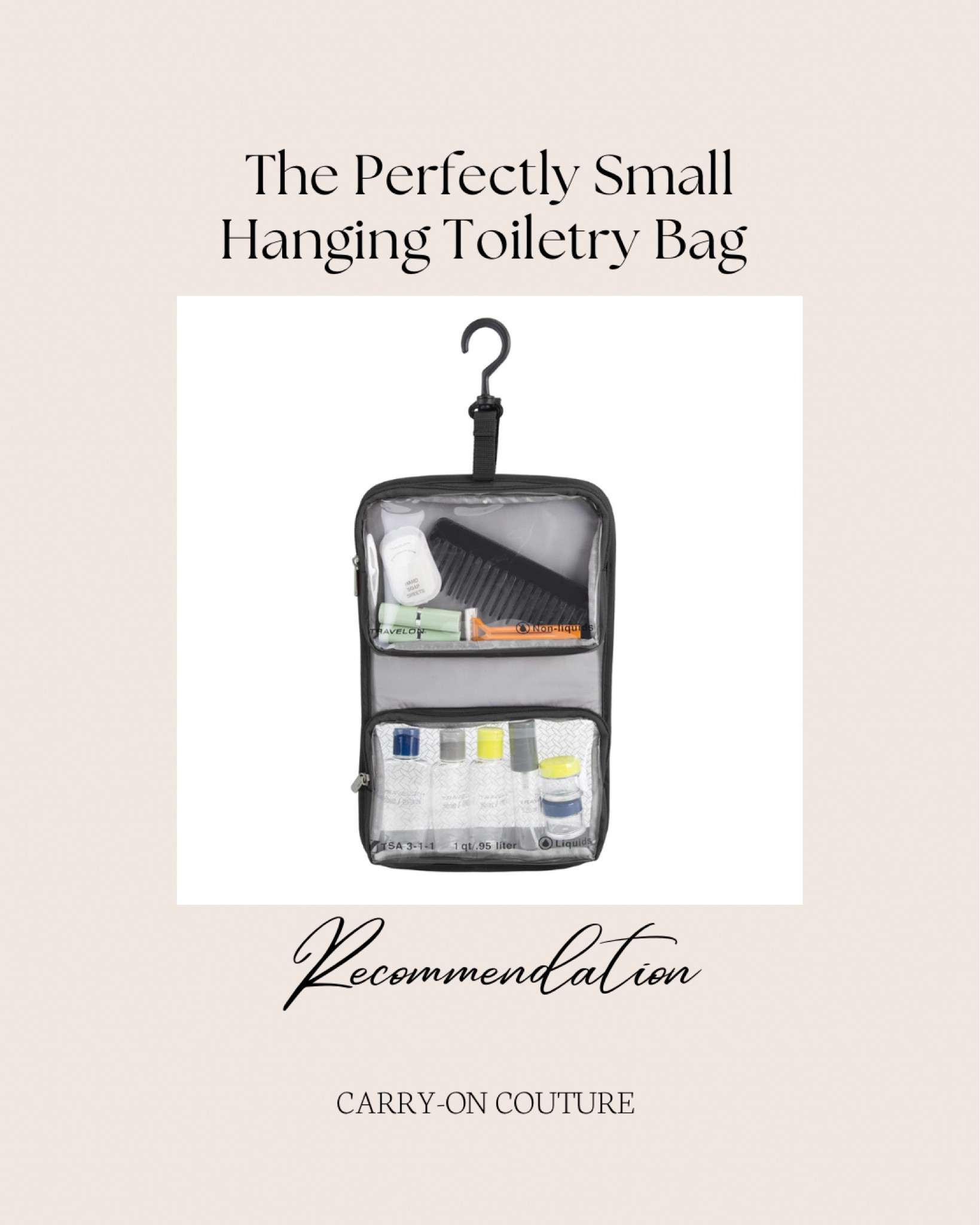 Keep yourself on track packing light with this “perfectly small” hanging toiletry bag.  


#LTKover40 #LTKtravel