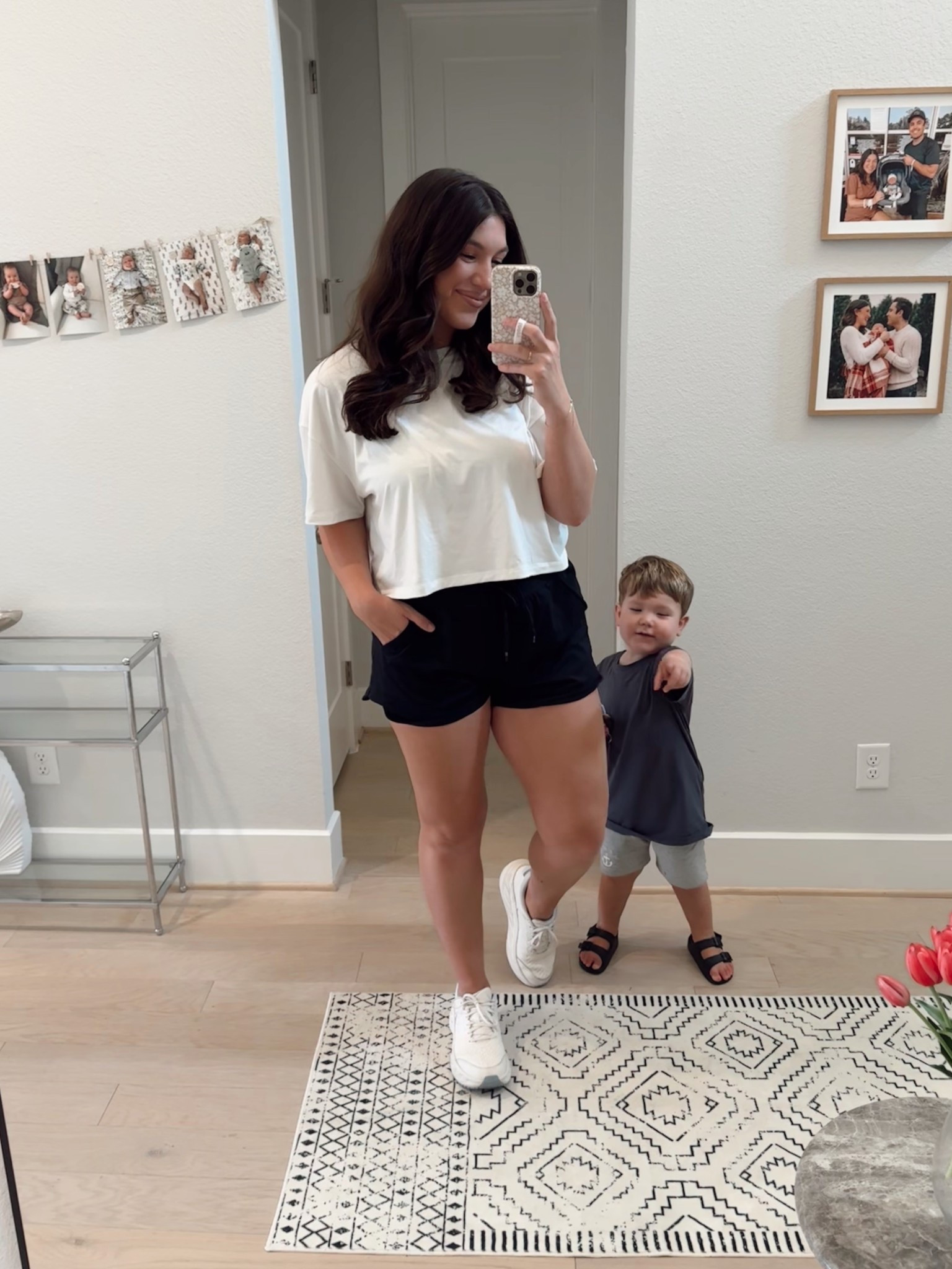 Best T around! It’s is butter soft and so flattering! I have it in multiple colors

Athleisure, bump suit, Travis Mathew, athletic shorts, casual ootd, mom ootd, mom fashion, toddler style, toddler outfit, toddler boy fashion, every day outfits

#LTKMidsize #LTKActive #LTKSpringSale