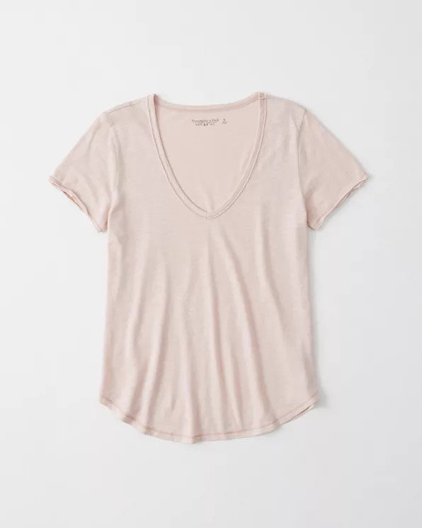 Short-Sleeve V-Neck Tee | Abercrombie & Fitch US & UK