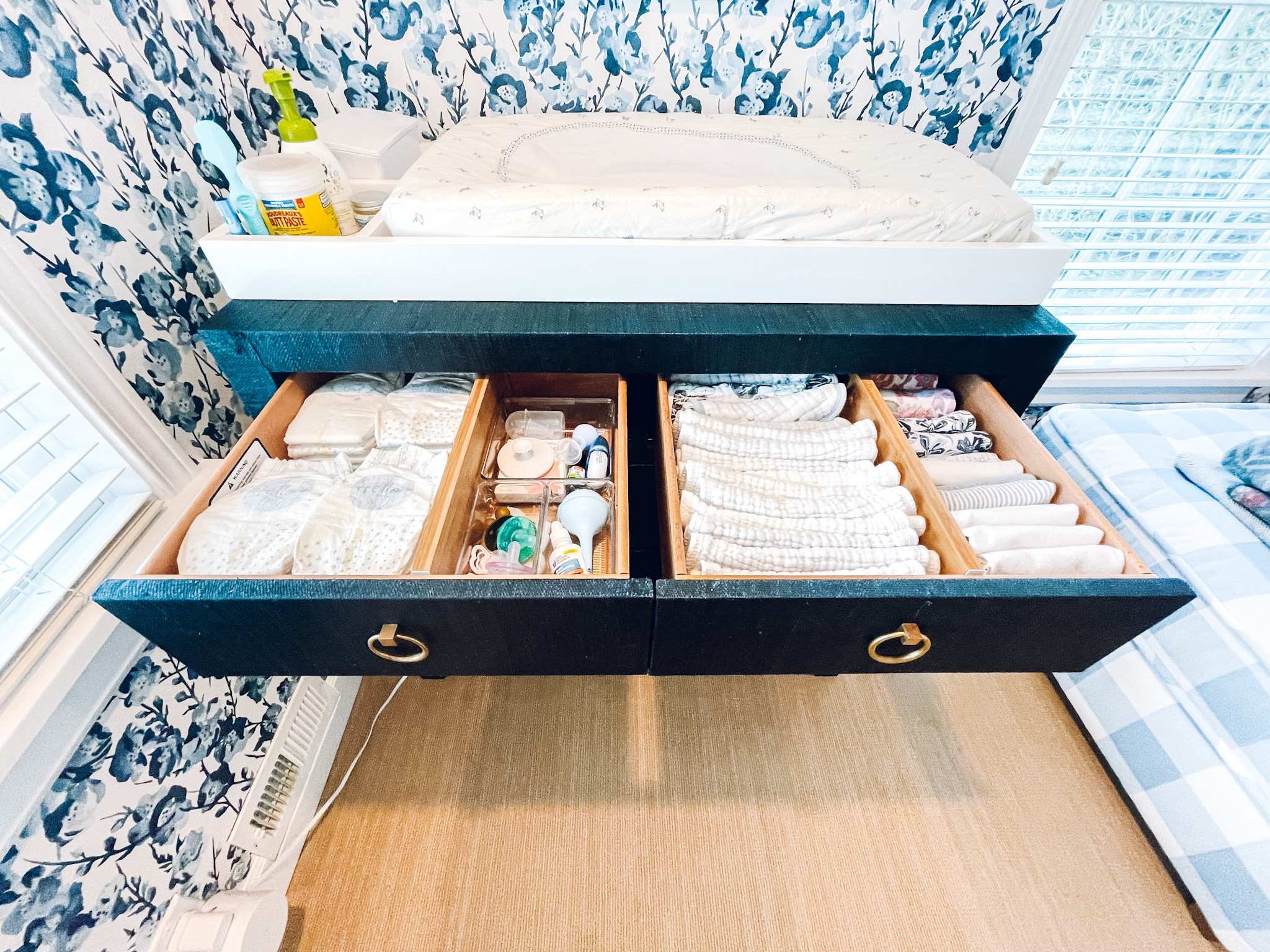 Nursery organization. Amazon Lipper dividers. Home Edit bin organizer. Pottery Barn Kids Ava Regency Dresser & Topper Set ✨

#LTKfamily #LTKkids #LTKhome