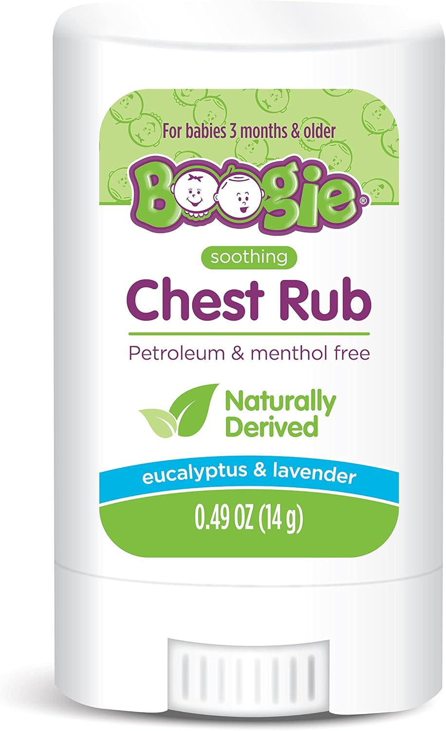Boogie Chest Rub Stick for Soothing Relief, Petroleum-Free, USDA Organic, Naturally Derived, Soot... | Amazon (US)