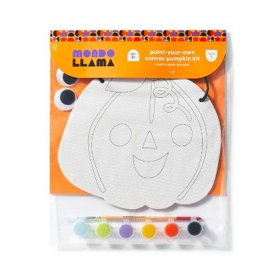 Paint-Your-Own Shaped Canvas Kit with Googly Eyes - Mondo Llama&#8482; | Target