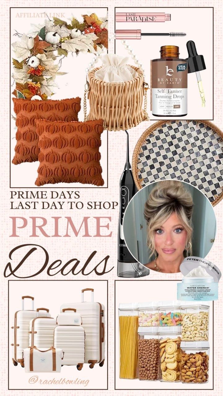 🛍️ PRIME DAYS: LAST DAY TO SHOP! 🕓
If you’ve been eyeing it, now’s the time to add to cart!
From cozy home finds and glowing skincare to travel must-haves and the best beauty steals, these are my Prime Day favorites you don’t want to miss!


#PrimeDay #LTKPrimeDay #LTKFinds #AmazonDeals #LTKHome #LTKBeauty #LTKTravel #StyleSteals #LTKSaleAlert


#LTKHome #LTKSaleAlert #LTKSeasonal