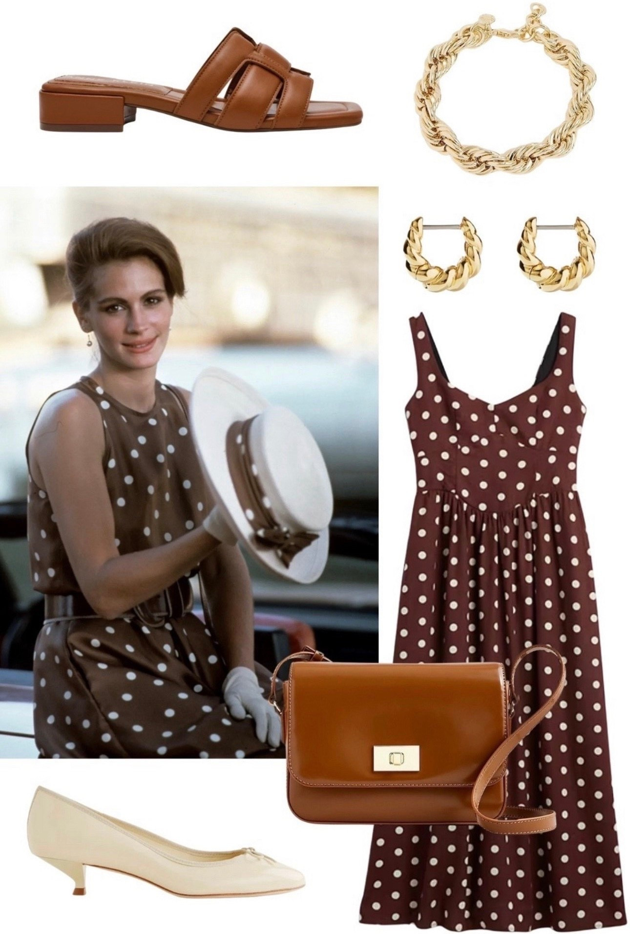 Polka Dot Summer Outfit 
This cute summer dress outfit is perfect for cooler days and cane be worn well into fall.

#LTKMidsize #LTKootd