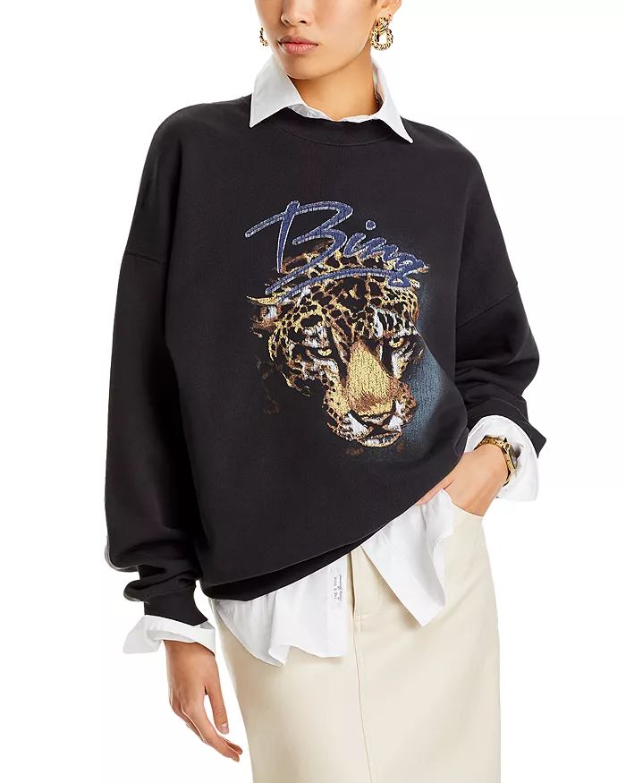 Harvey Leopard Graphic Sweatshirt | Bloomingdale's (US)