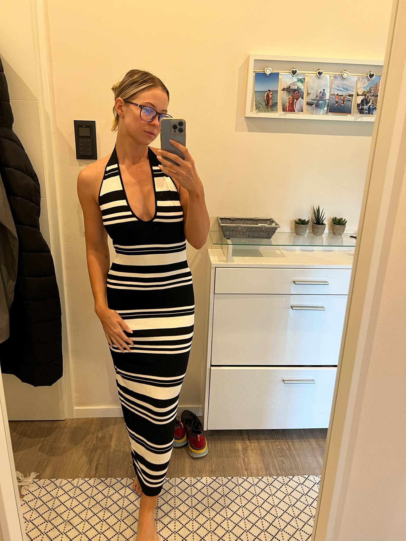 Just grabbed this dress for Italy and I’m obsessed! Super flattering, stretchy, and beautiful open back 🖤

I’m wearing a size small for reference 🖤

#LTKeurope #LTKunder100 #LTKtravel