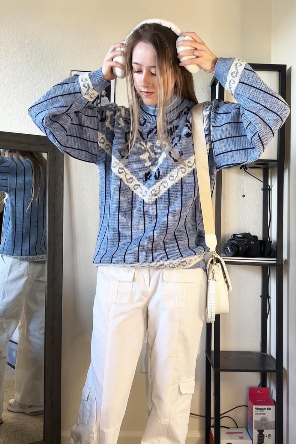 GRWM to go to the library🫶 

college outfits / college girl / college style / college fits / college fashion / womens fashion / pinterest outfit / pinterest aesthetic / that girl / that girl outfit / that girl aesthetic / winter / winter style / winter outfit / winter aesthetic / outfits / outfit ideas / outfit inspo / style inspo / style ideas / budget fashion / Winter fashion / sweater / ear muffs / cargo pants / casual style / casual outfit / casual fashion / 

#LTKFindsUnder100 #LTKSeasonal #LTKStyleTip