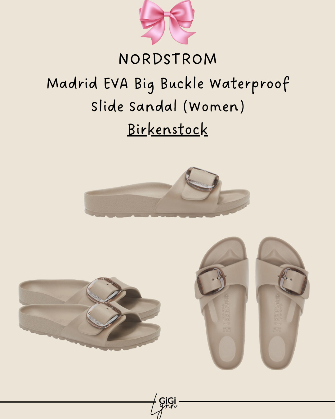 The Birkenstock Madrid EVA Big Buckle Waterproof Slide Sandal is the perfect mix of comfort, functionality, and effortless summer style. This lightweight EVA sandal features the iconic Birkenstock footbed with a statement big buckle detail, giving it a modern, elevated look.

Made from waterproof EVA material, these slides are perfect for pool days, beach trips, vacations, and everyday summer wear. They’re incredibly lightweight, flexible, and easy to clean, making them a go-to sandal for busy days on the go.

The single strap design with the oversized buckle keeps the look minimal but trendy, and they pair perfectly with lounge sets, casual outfits, dresses, or athleisure wear.

✨ Why these sandals are a must-have:
• Lightweight waterproof EVA material
• Iconic Birkenstock comfort footbed
• Trendy big buckle detail
• Easy slip-on slide style
• Perfect for beach, pool, and everyday wear

If you love comfortable sandals, casual summer style, and versatile footwear, these Birkenstocks are a staple you’ll wear on repeat.

#ltkstyle #ltkshoes #birkenstock #slidesandals #summerstyle #casualstyle #comfortableshoes #vacationoutfit #athleisurestyle #nordstromstyle #midweststyle #over40style #ltkfinds

 

 #LTKootd #LTKSwim #LTKTravel
