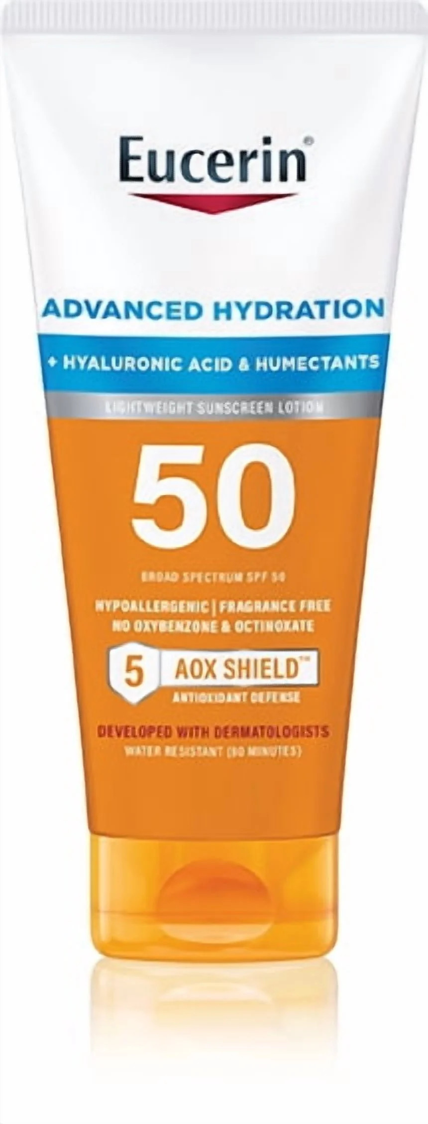 Eucerin Sun, Advanced Hydration Lightweight Sunscreen Lotion, Adult, SPF 50, 5 fl oz | Walmart (US)
