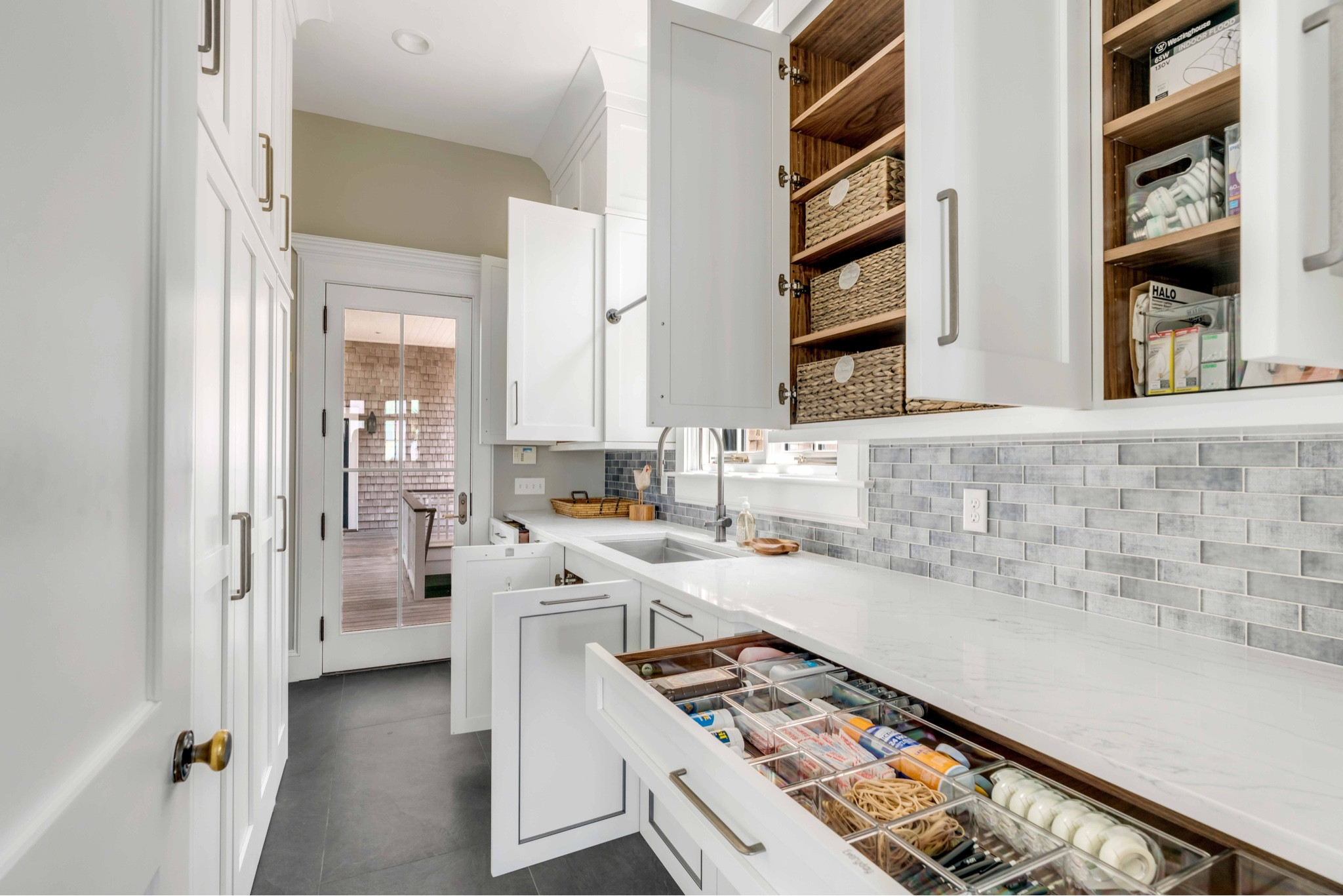 Laundry room organization at #theGSkiawahdreams vacation home! 

#LTKstyletip #LTKhome #LTKfamily