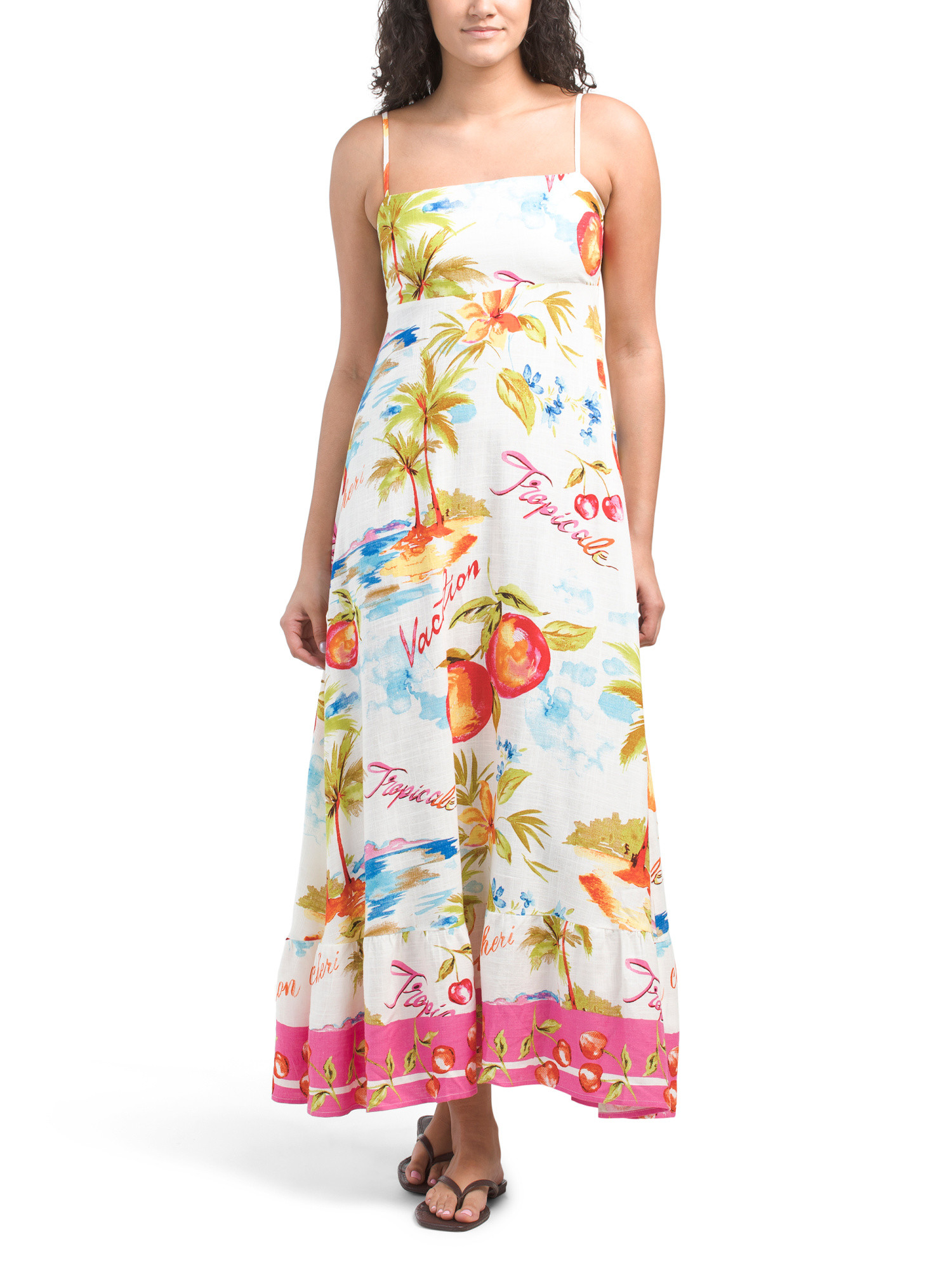 Nalani Linen Blend Midi Cover-up Dress | Cover-ups | Marshalls | Marshalls