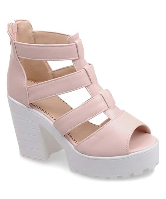 BUTITI Women's Sandals pink - Pink Strappy Sandal - Women | Zulily