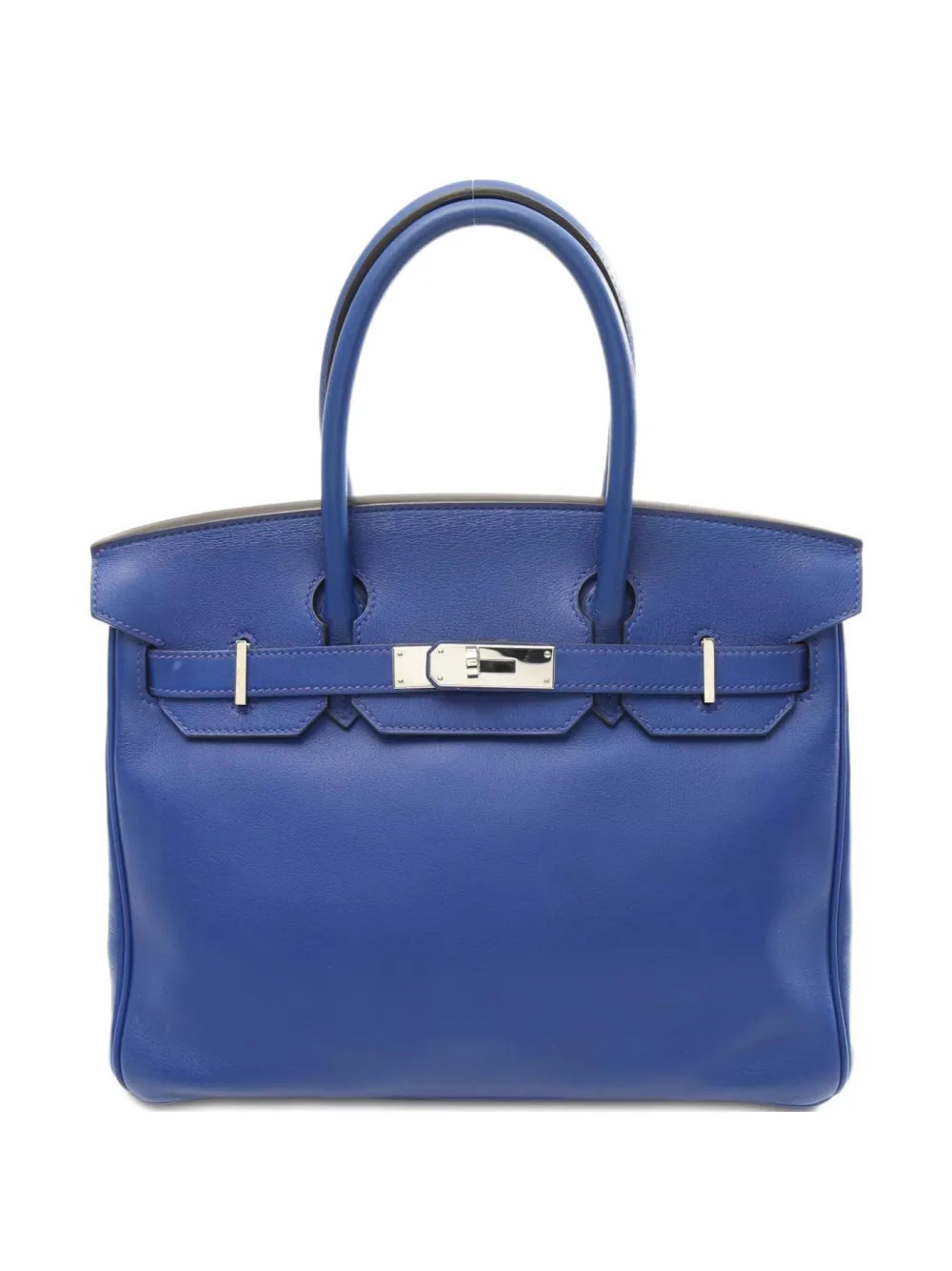Hermès Pre-Owned 2011 Birkin 30 tote bag - Blue | Farfetch Global