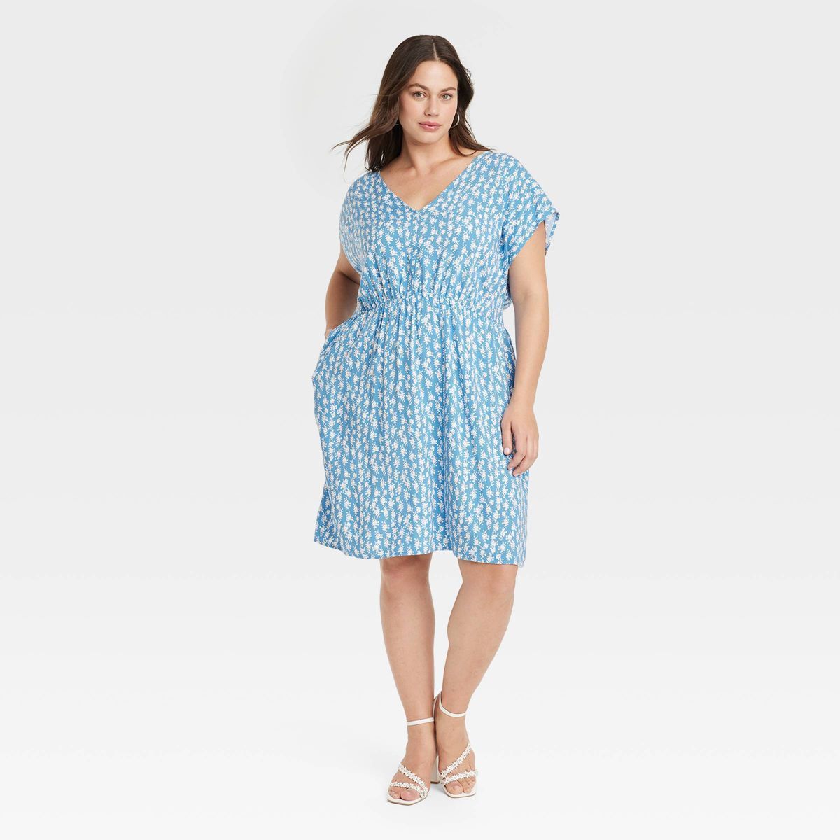 Women's Short Sleeve Mini A-Line Dress - Ava & Viv™ | Target