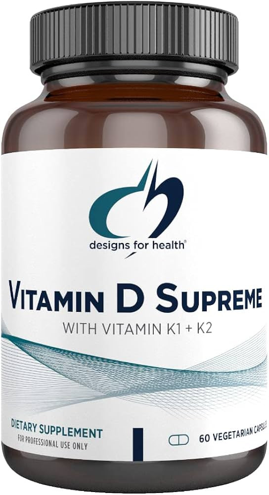 Designs for Health Vitamin D Supreme - Vitamin D 5000 IU with 2000mcg Vitamin K as MK4 for Bone H... | Amazon (US)