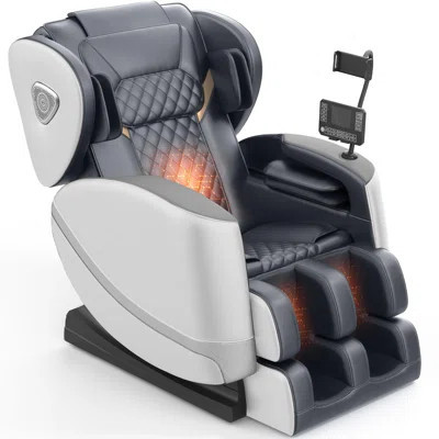 27'' Full Body Faux Leather Heated Massage Chair,10  Fix Rollers Zero Gravity Massage Chair for Home Relaxation | Wayfair North America