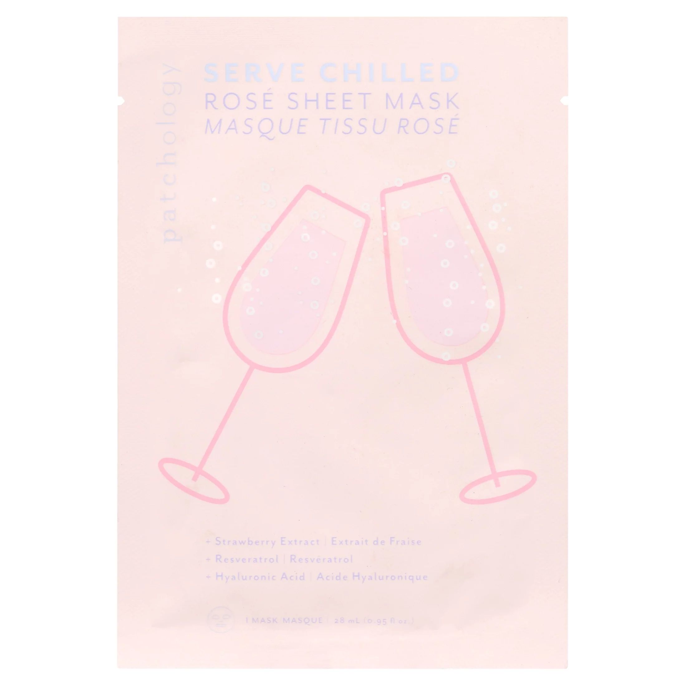 Patchology Serve Chilled Rose Sheet Mask, 0.95 fl oz | Walmart (US)